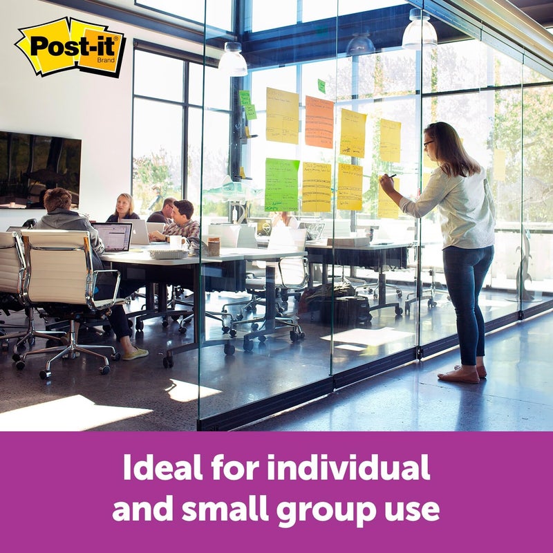 Post-it Super Sticky Big Notes, 11 in x 11 in, 1 Pad, 2X The Sticking Power, Neon Orange (BN11O) - Image 5